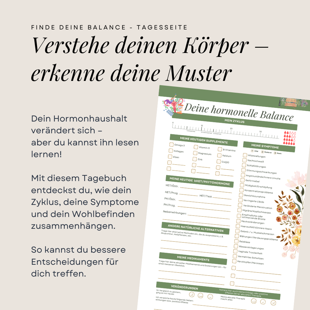 Tägliche hormonelle Balance