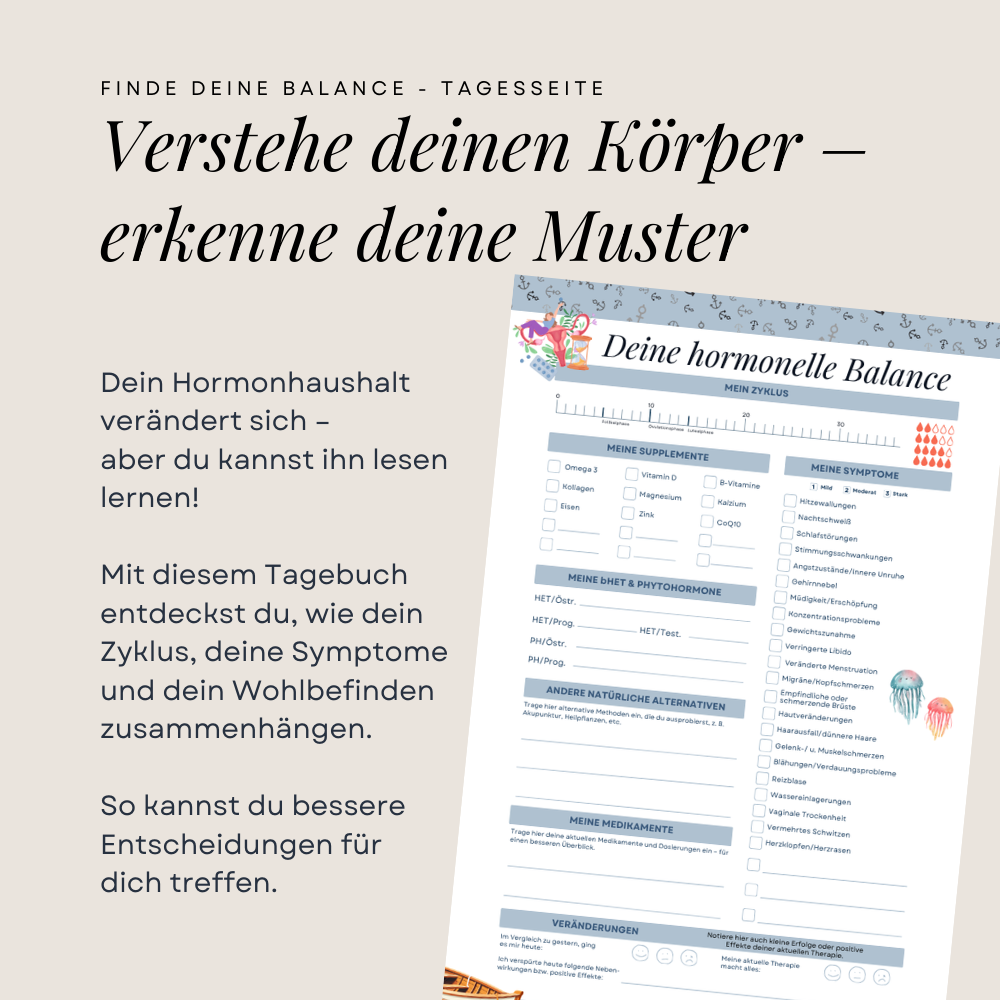 Tägliche hormonelle Balance