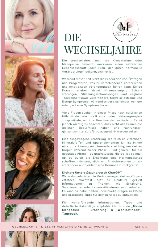 Wechseljahre - Diese Vitalstoffe sind ab jetzt wichtig